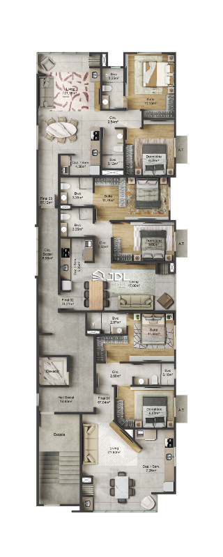 Apartamento à venda no bairro Gravatá: 