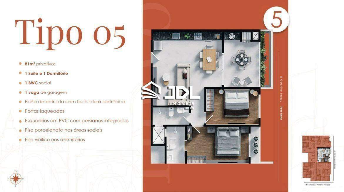 Apartamento à venda no bairro Gravatá: 