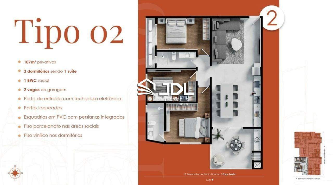 Apartamento à venda no bairro Gravatá: 