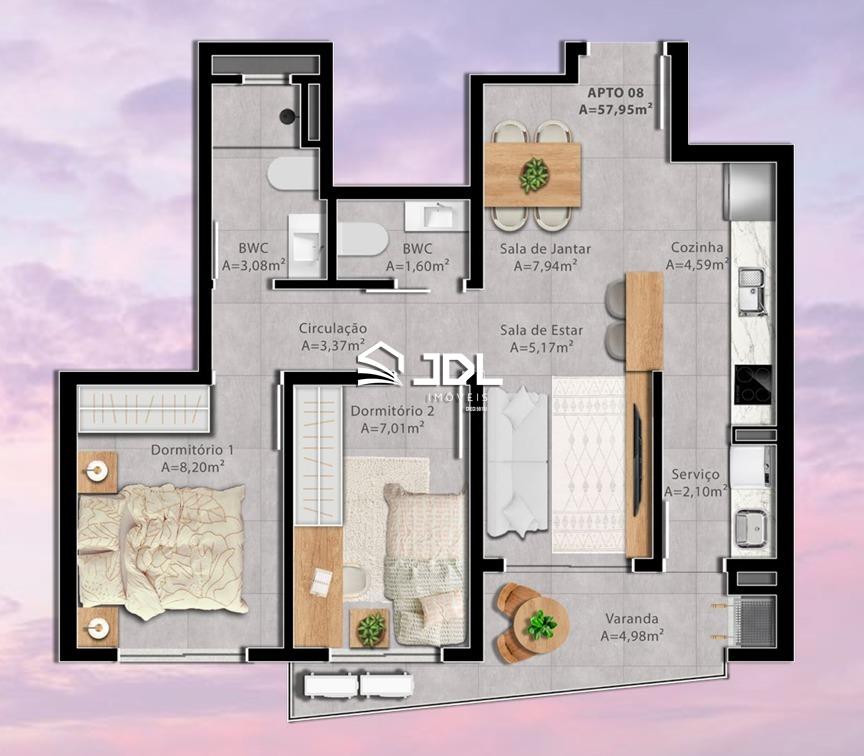 Apartamento à venda no bairro Itoupava Norte: 