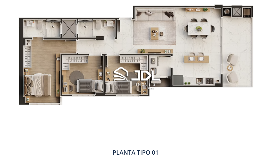 Apartamento à venda no bairro Tabuleiro: 