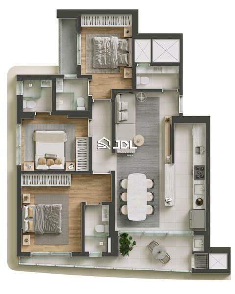 Apartamento à venda no bairro Centro: 