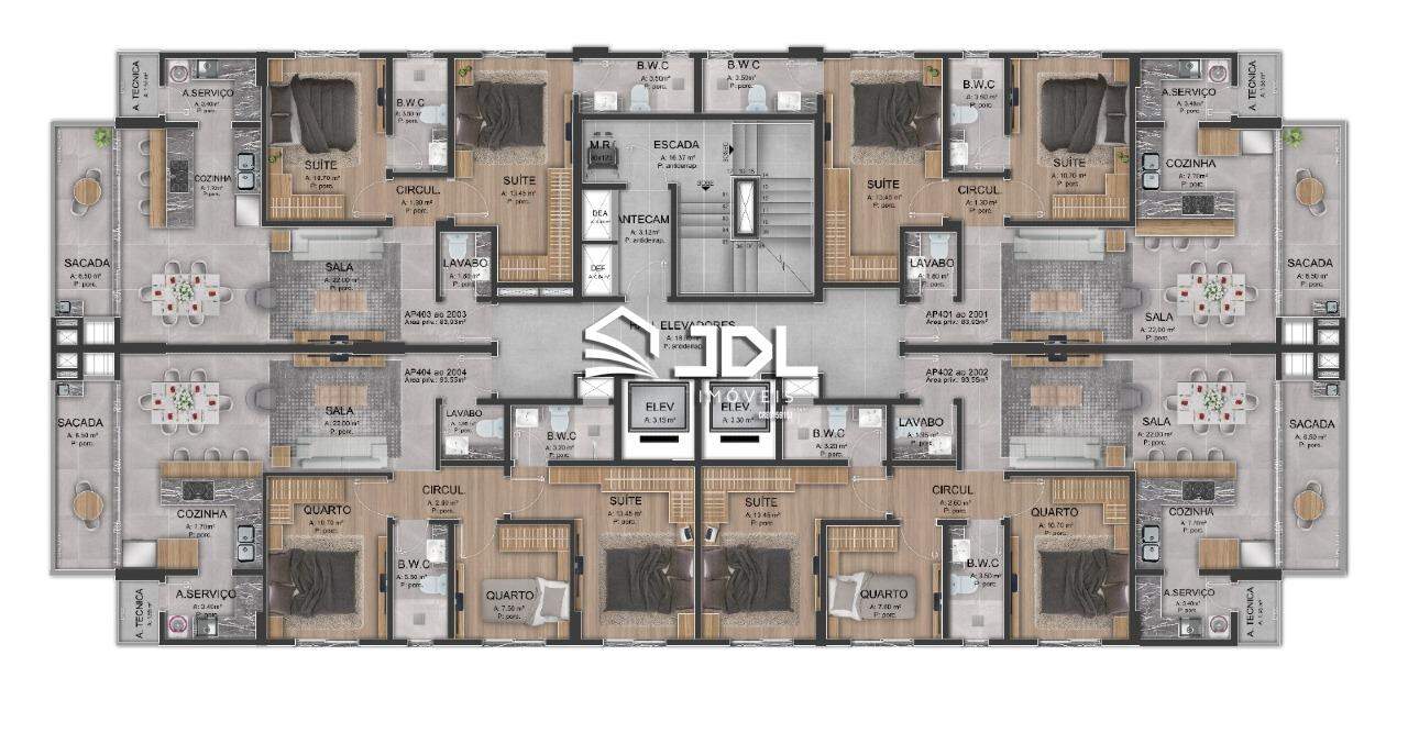 Apartamento à venda no bairro Vila Nova: 