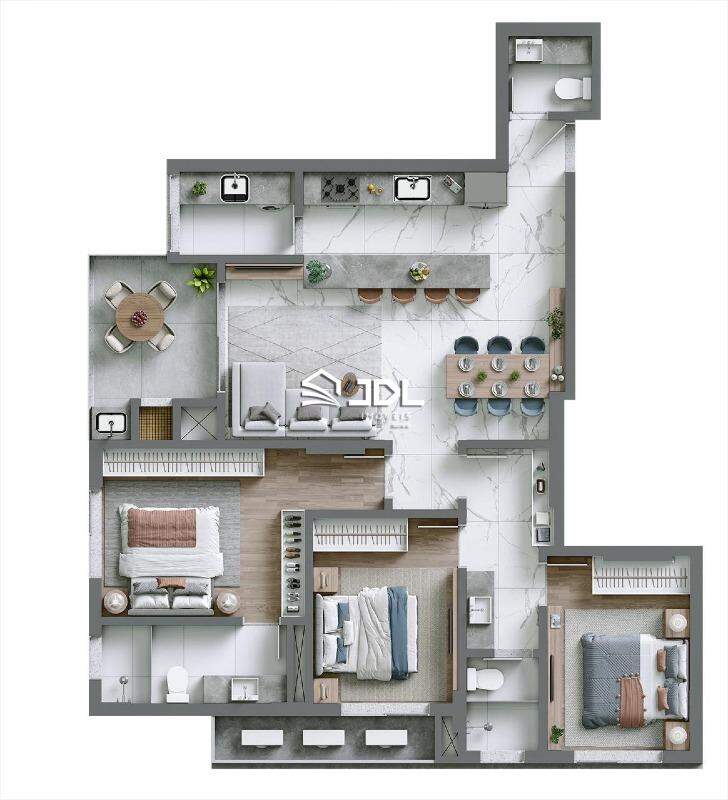 Apartamento à venda no bairro Praia de Armação do Itapocorói: