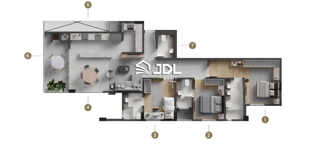 Apartamento à venda no bairro Vila Nova: