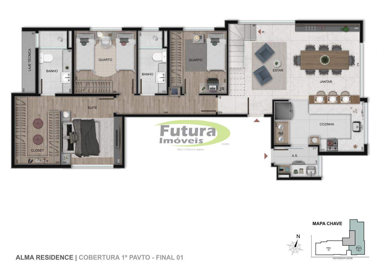 Apartamento à venda com 3 quartos, 1080m² - Foto 7