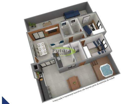 Apartamento à venda com 2 quartos - Foto 1