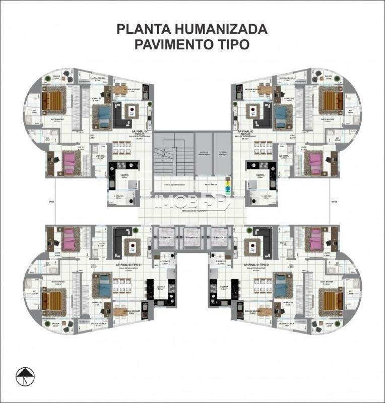Apartamento à venda no Plano Diretor Norte: 