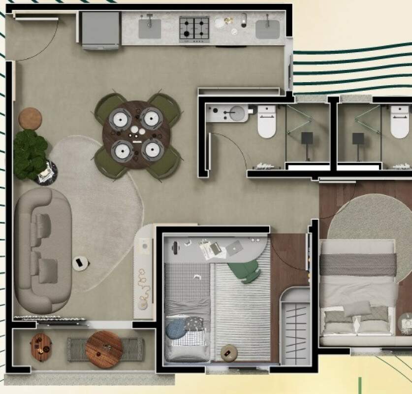 Apartamento à venda no Camargos: 