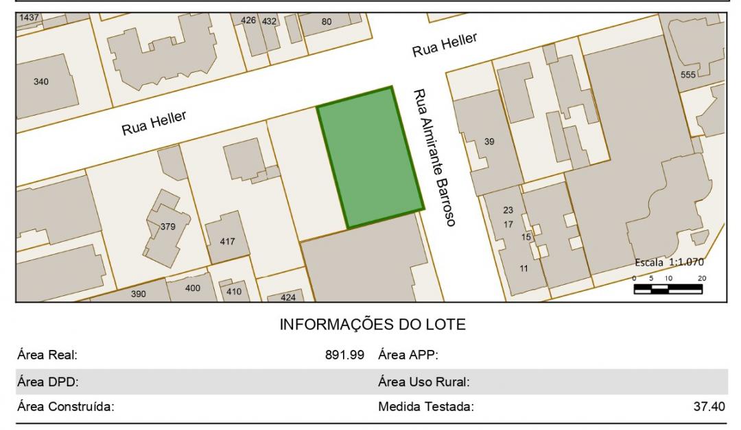 Terreno à venda no Centro: 