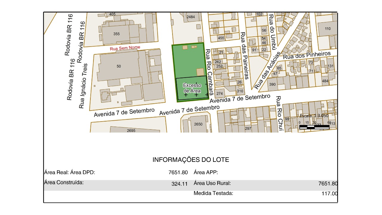 Área de Terra à venda no Ideal: 