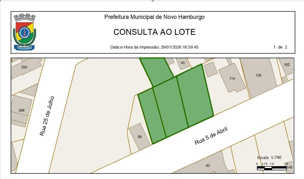 Terreno à venda no Centro: 