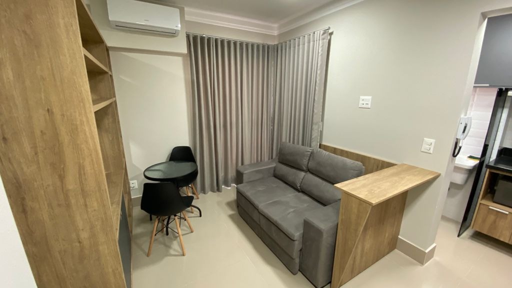 Apartamento para alugar no Studio Holland, 1 quarto, 1 vaga, no bairro Centro em Piracicaba - SP