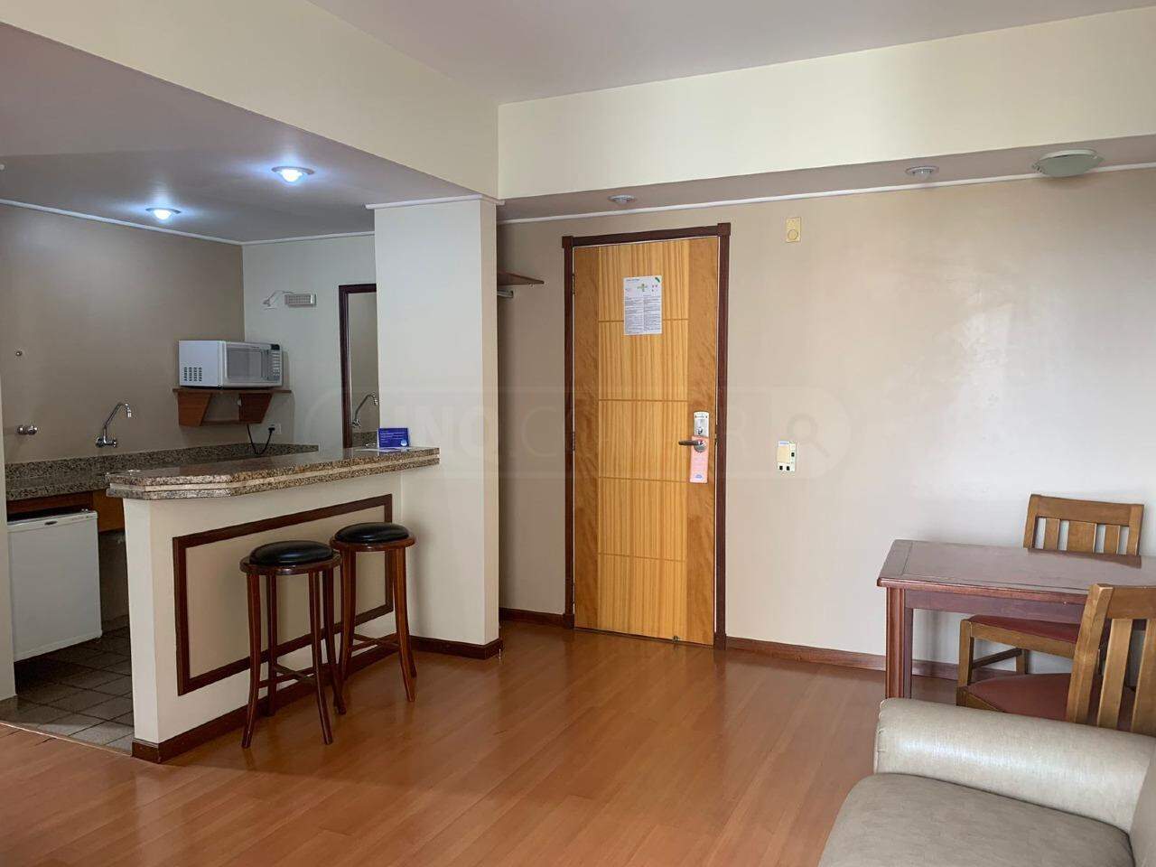 Apartamento à venda no New Life Apart Hotel, 1 quarto, 1 vaga, no bairro New Life Apart Hotel  em Piracicaba - SP