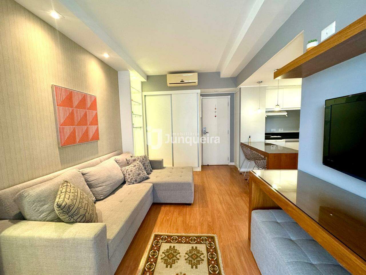 Apartamento à venda no New Life Apart Hotel, 1 quarto, 1 vaga, no bairro Centro em Piracicaba - SP