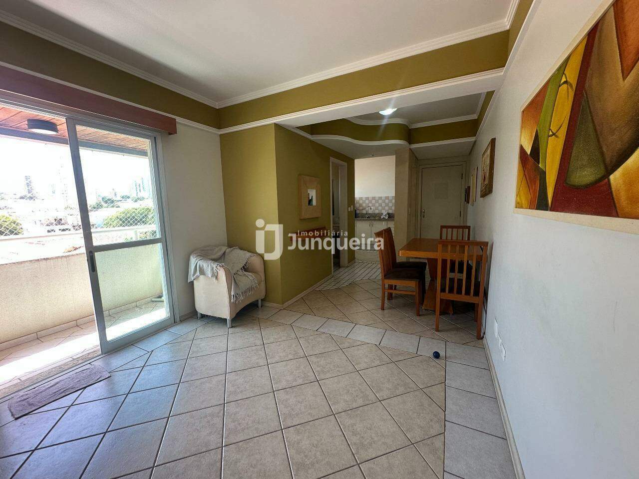 Apartamento para alugar no Bristol Residencial, 1 quarto, 1 vaga, no bairro Cidade Alta em Piracicaba - SP