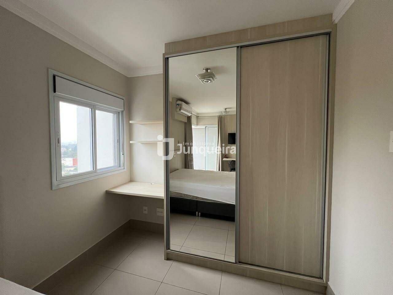 Apartamento para alugar no Studio Holland, 1 quarto, sendo 1 suíte, 1 vaga, no bairro Cidade Alta em Piracicaba - SP