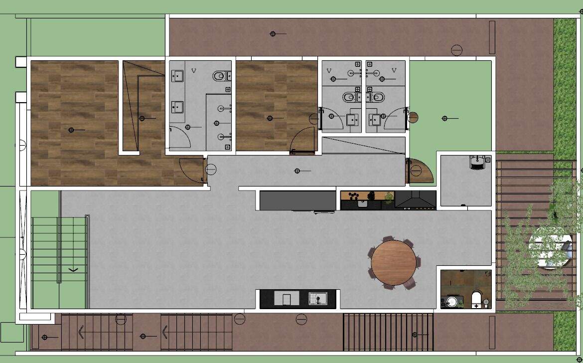 Casa no Residencial Central Parque, em Salto disponível para à venda | Grupo Kaion: Fotos ilustrativas do projeto em 3D