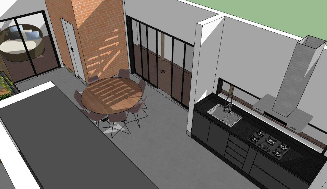 Casa no Residencial Central Parque, em Salto disponível para à venda | Grupo Kaion: Fotos ilustrativas do projeto em 3D
