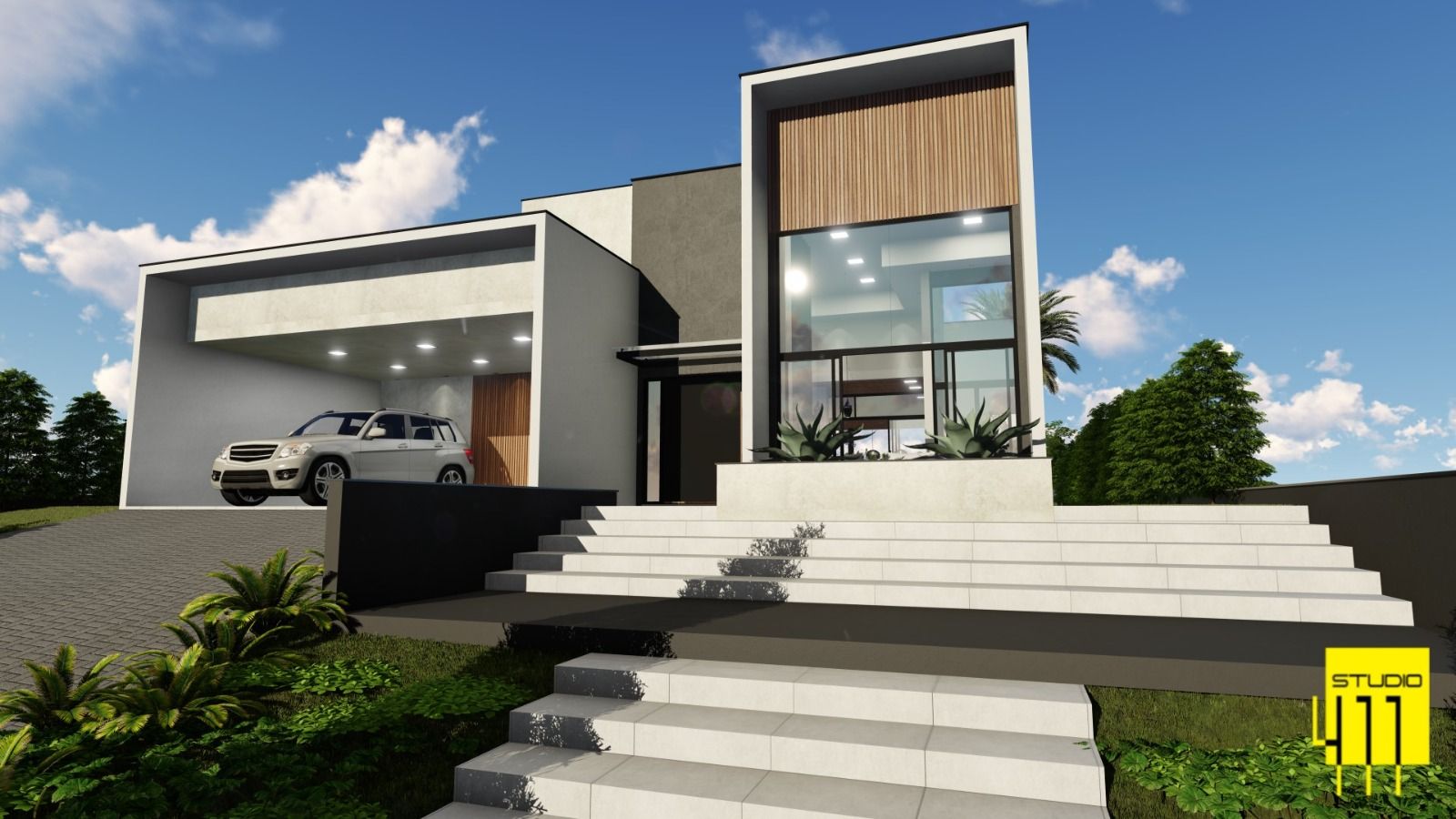 Casa no Terras de Monte Serrat, em Salto disponível para à venda | Grupo Kaion: Fotos meramente ilustrativas do projeto em 3D