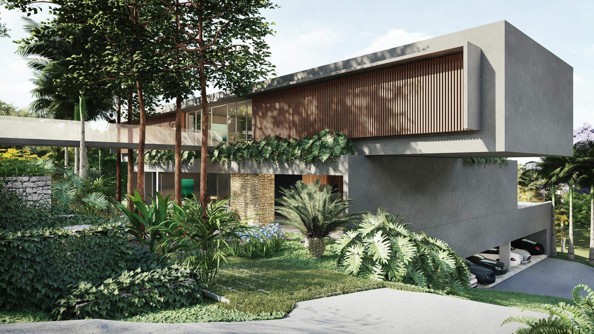Casa no Condomínio Terras de São José, em Itu disponível para à venda | Grupo Kaion: Fotos ilustrativas do projeto em 3D