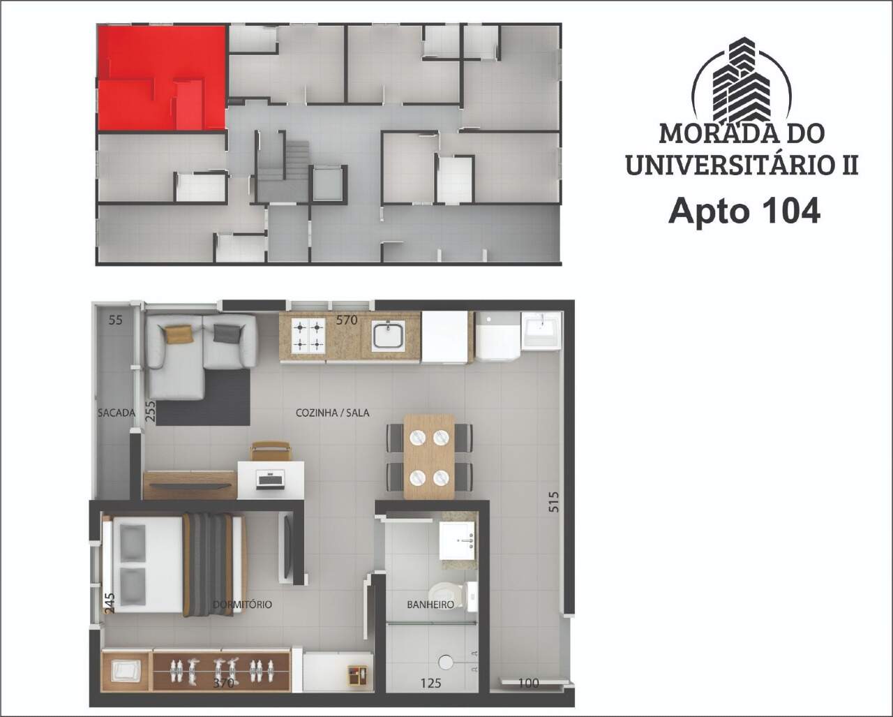 Apartamento à venda com 1 quarto, 35m² - Foto 7