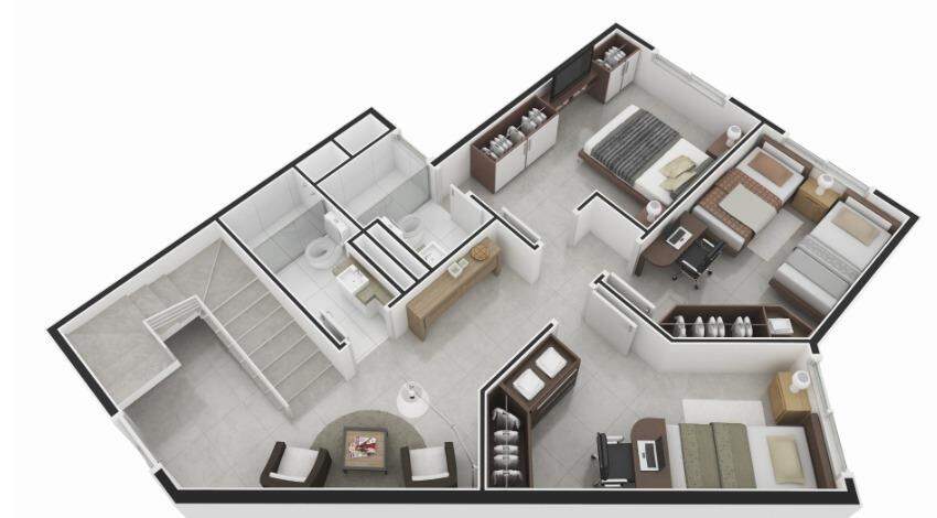 Apartamento à venda com 3 quartos, 169m² - Foto 4