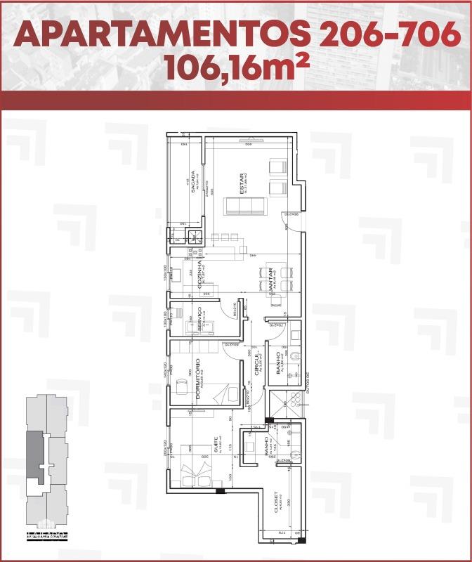 Apartamento, 2 quartos, 106 m² - Foto 4