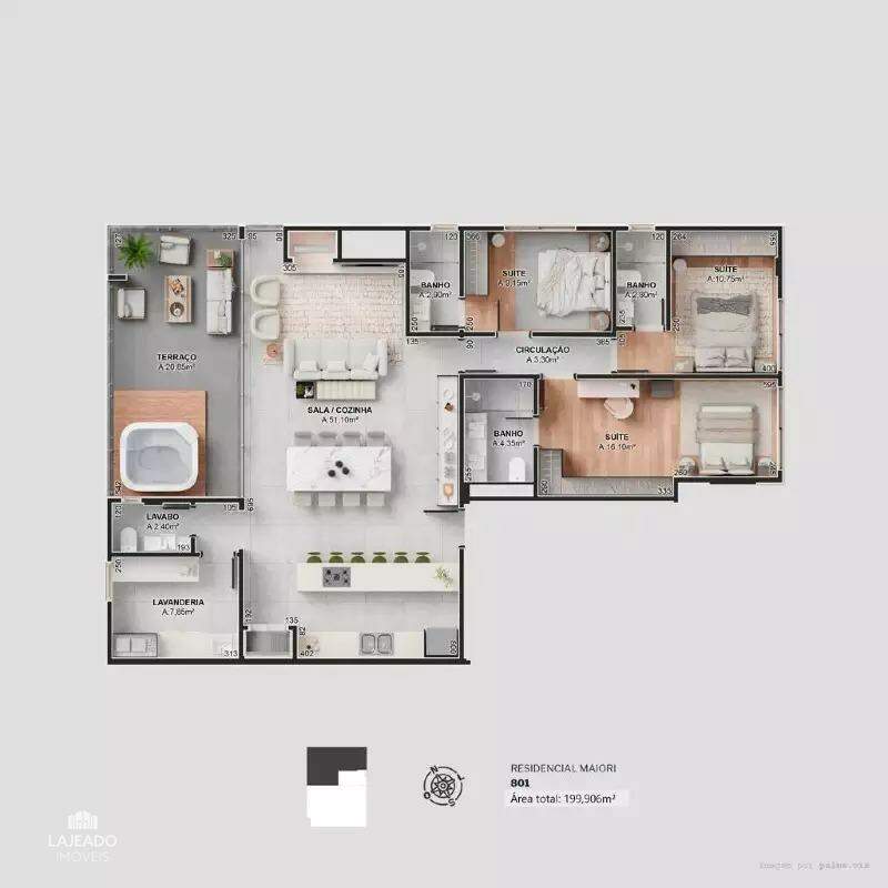 Apartamento à venda com 2 quartos, 86m² - Foto 13