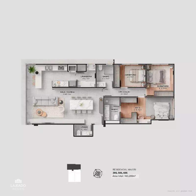 Apartamento à venda com 2 quartos, 86m² - Foto 9