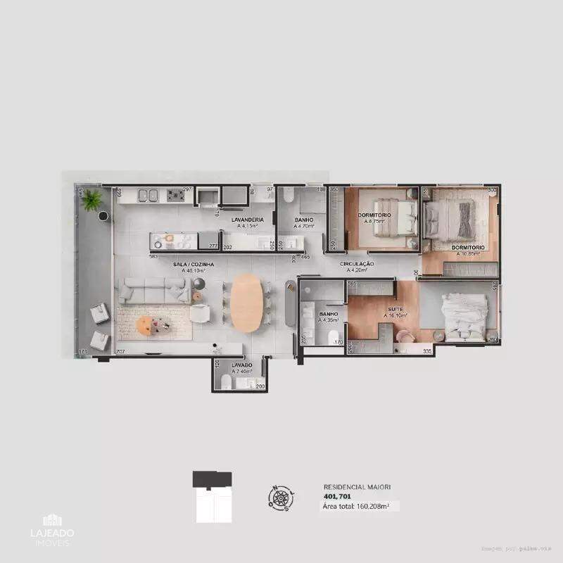 Apartamento à venda com 2 quartos, 86m² - Foto 12