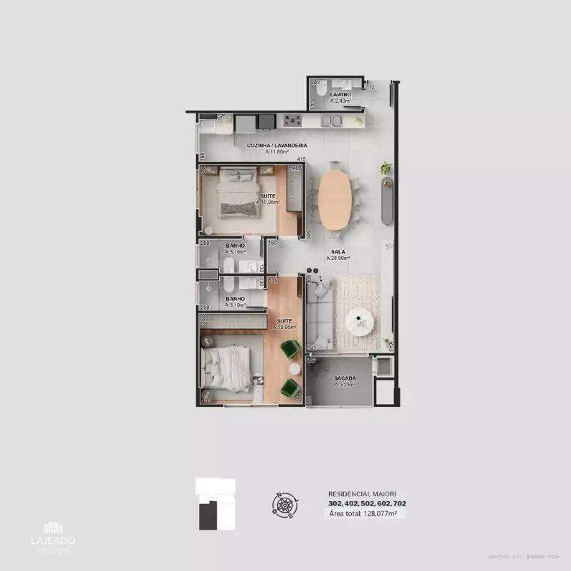 Apartamento à venda com 2 quartos, 86m² - Foto 10