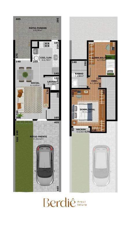 Sobrado à venda com 2 quartos, 61m² - Foto 2