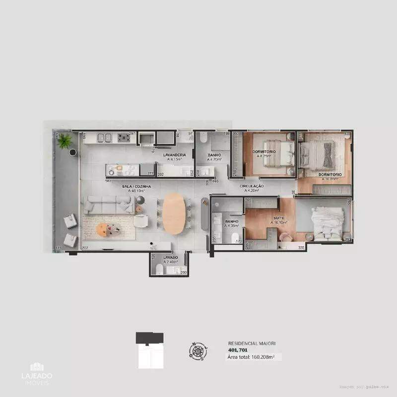 Apartamento à venda com 2 quartos, 82m² - Foto 12