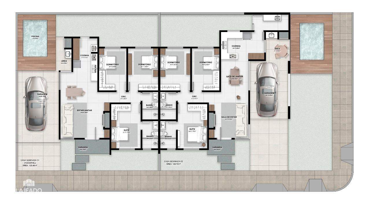 Casa à venda com 3 quartos, 125m² - Foto 12