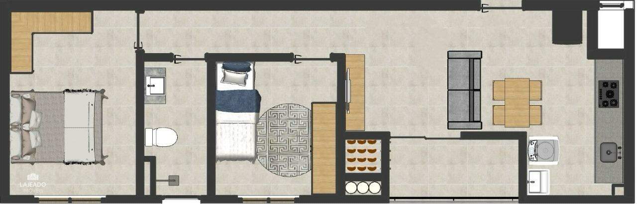 Apartamento à venda com 2 quartos, 51m² - Foto 6