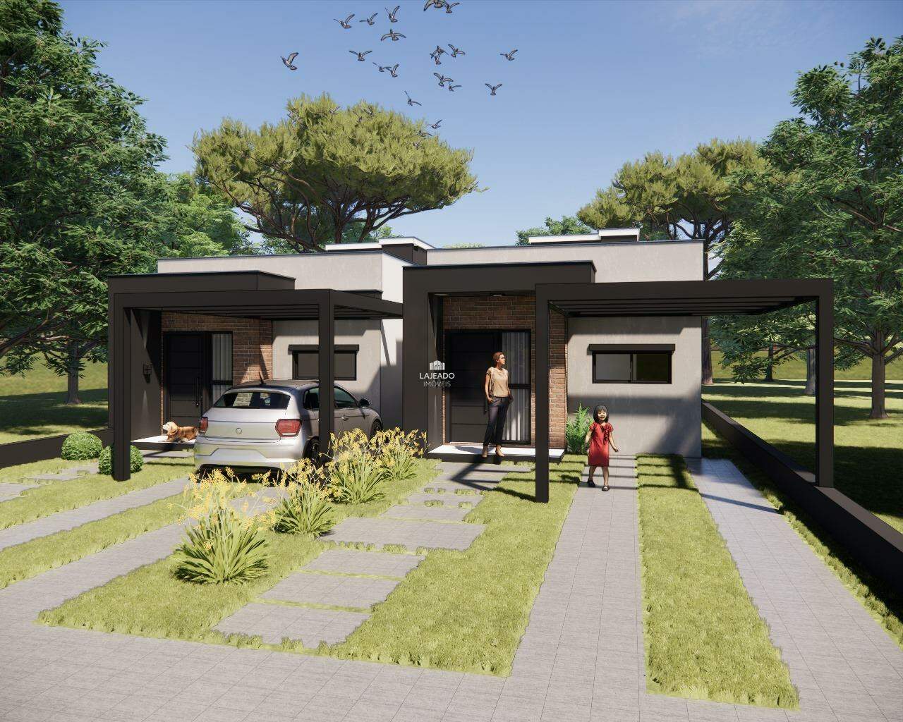 Casa, 2 quartos, 68 m² - Foto 1