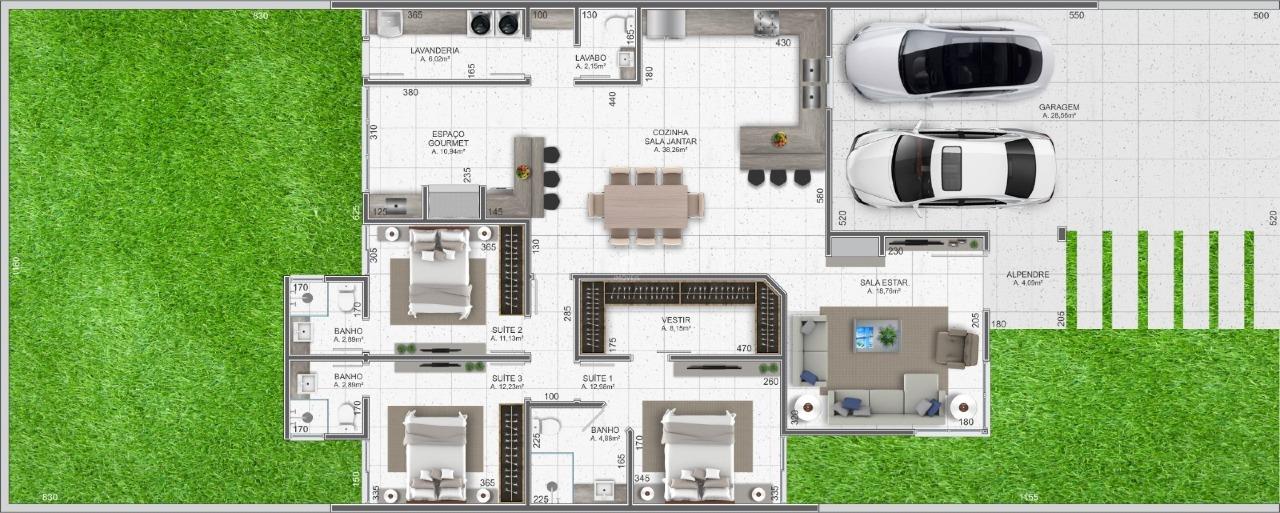 Casa, 3 quartos, 190 m² - Foto 4