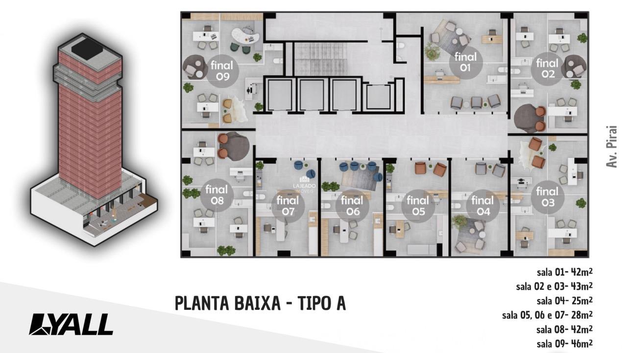 Sala comercial à venda no São Cristóvão: 