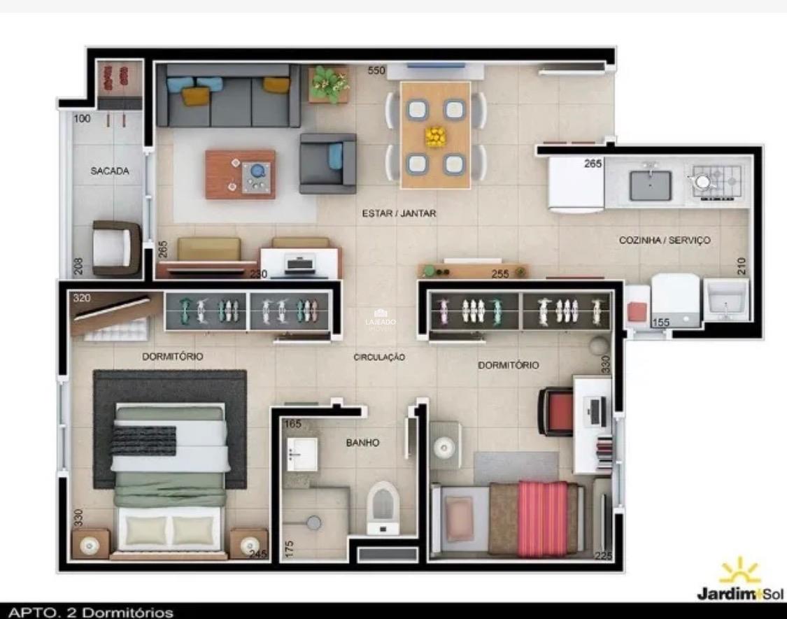 Apartamento à venda no Jardim do Cedro: 