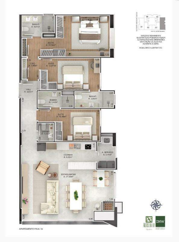 Apartamento à venda no Centro: 