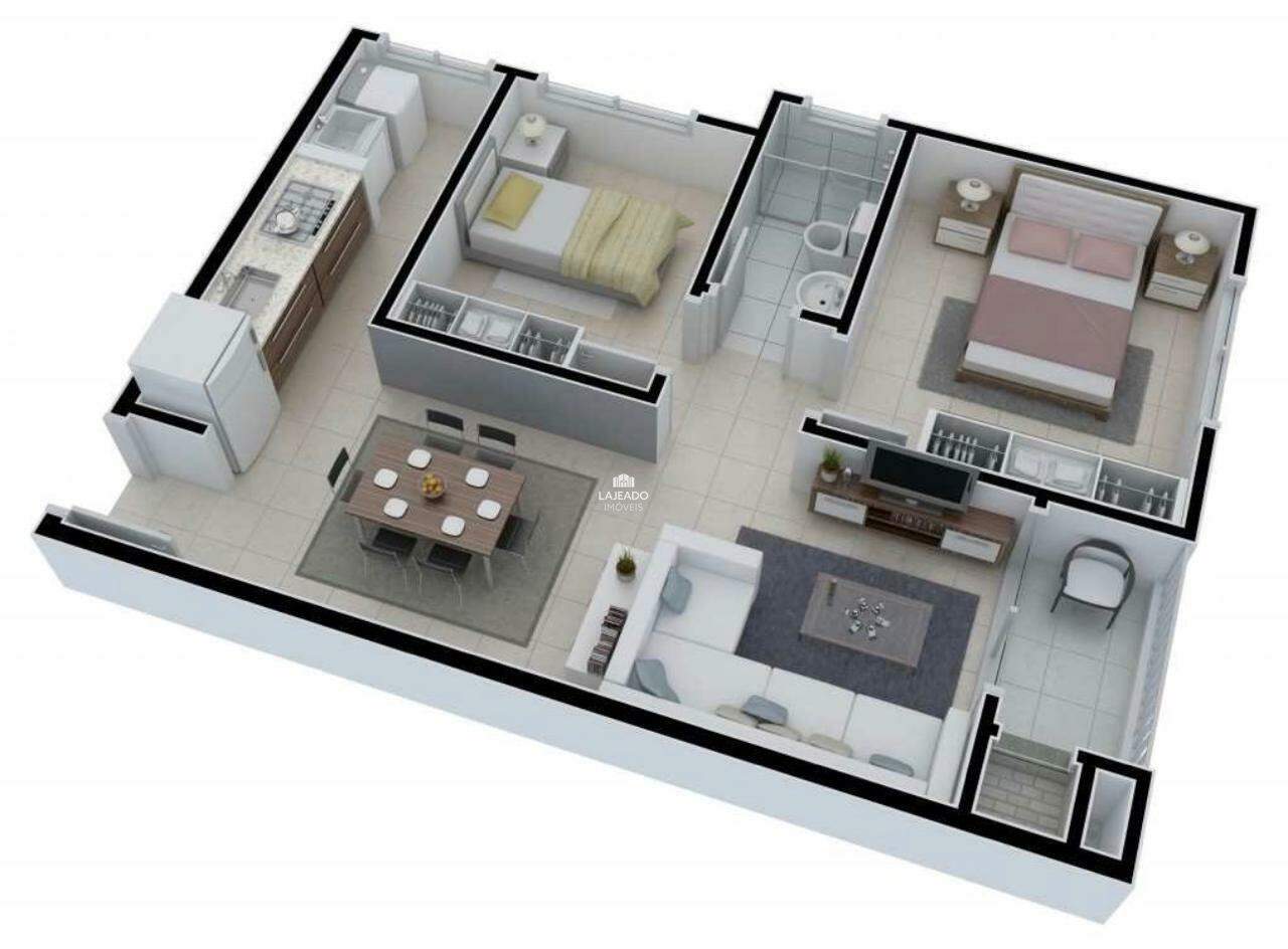 Apartamento, 2 quartos, 53 m² - Foto 17