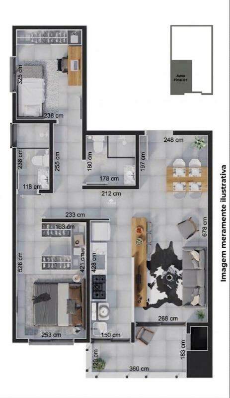 Apartamento, 2 quartos, 73 m² - Foto 13