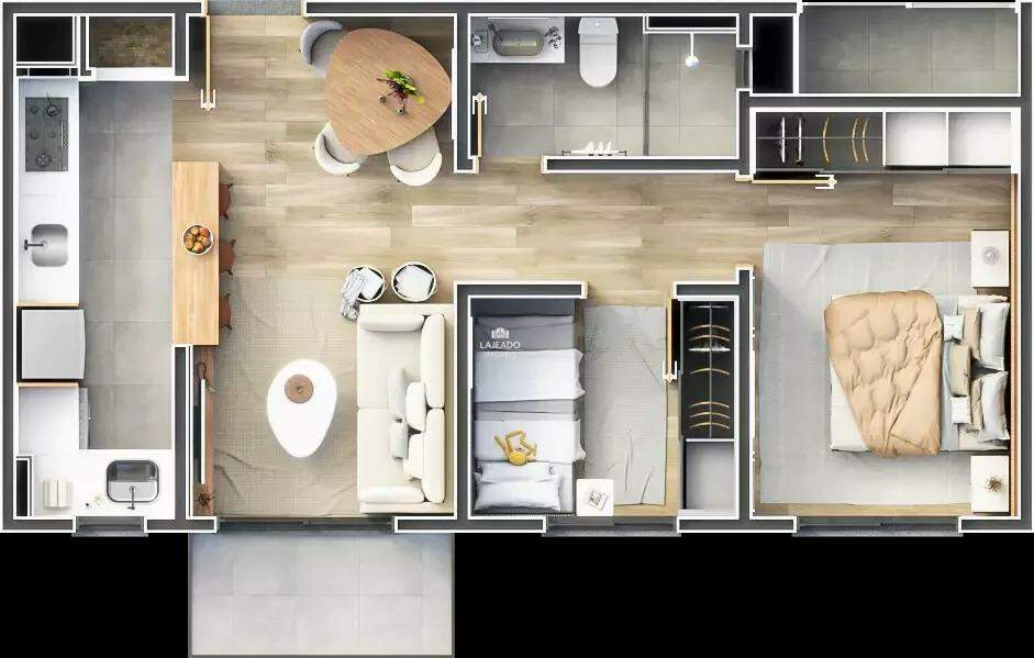 Apartamento à venda no Universitário: 