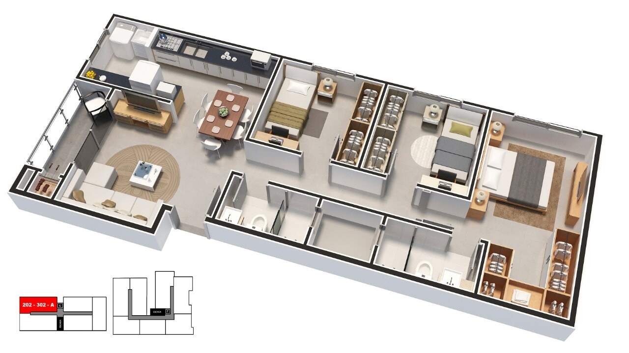 Apartamento à venda com 3 quartos, 110m² - Foto 6