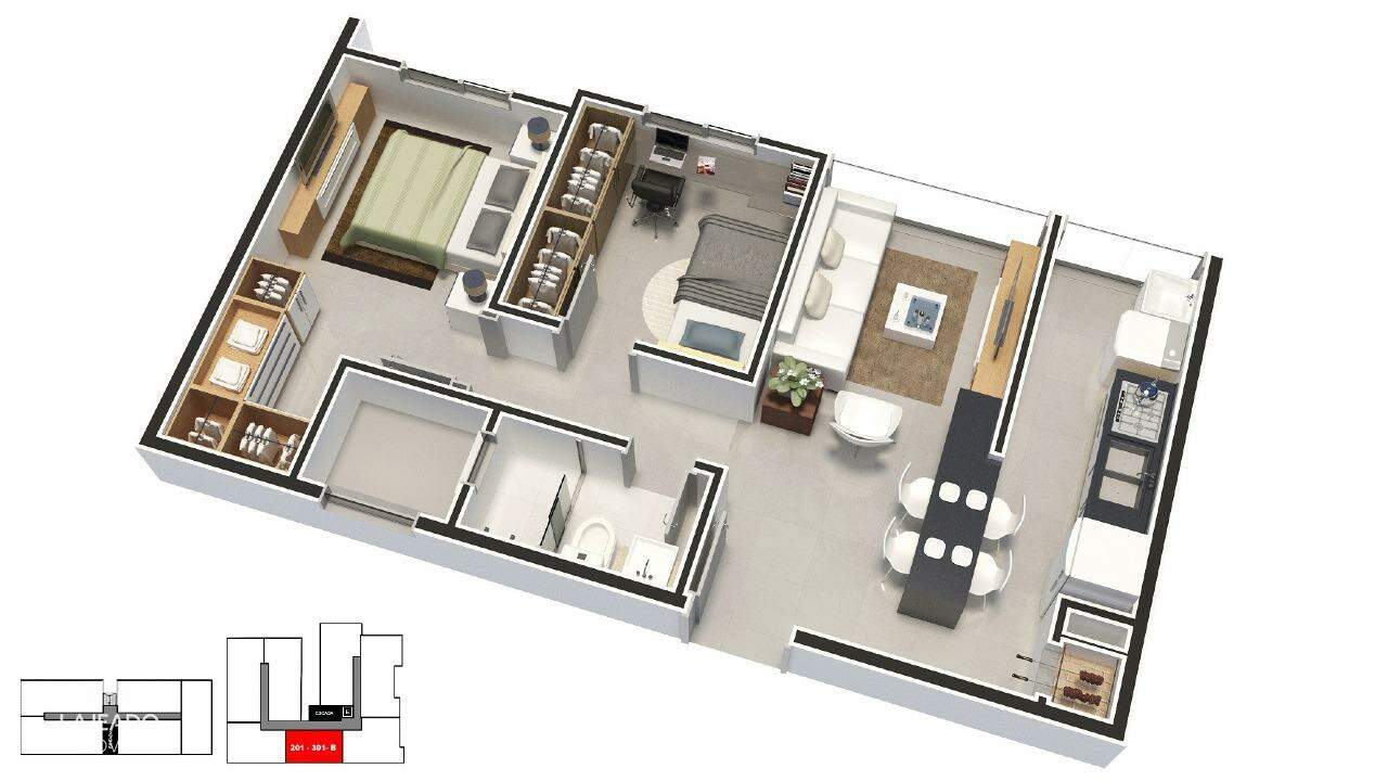 Apartamento à venda com 2 quartos, 49m² - Foto 22