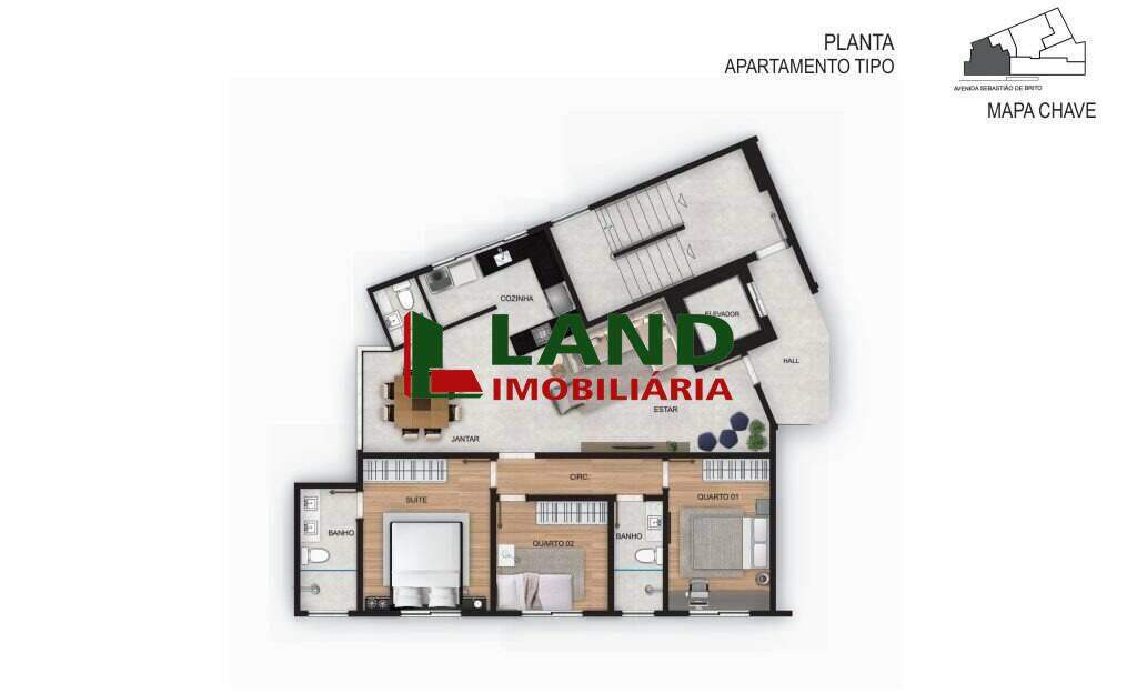 Apartamento à venda no Dona Clara: 