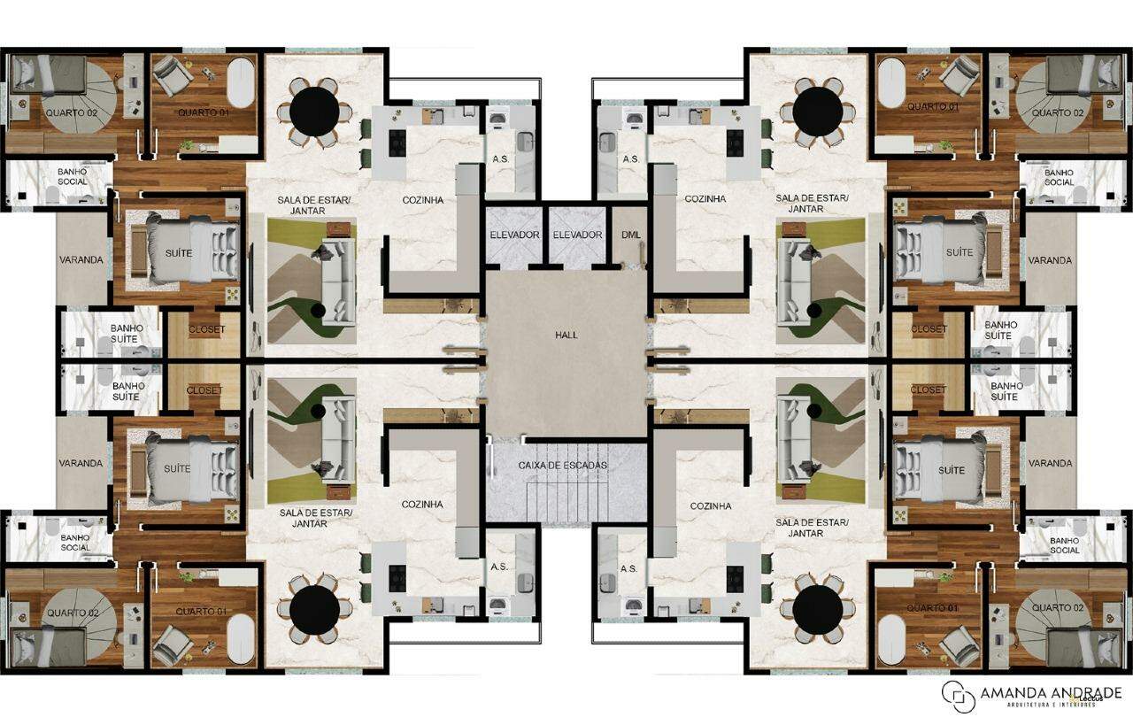 Apartamento à venda no Tropical: 
