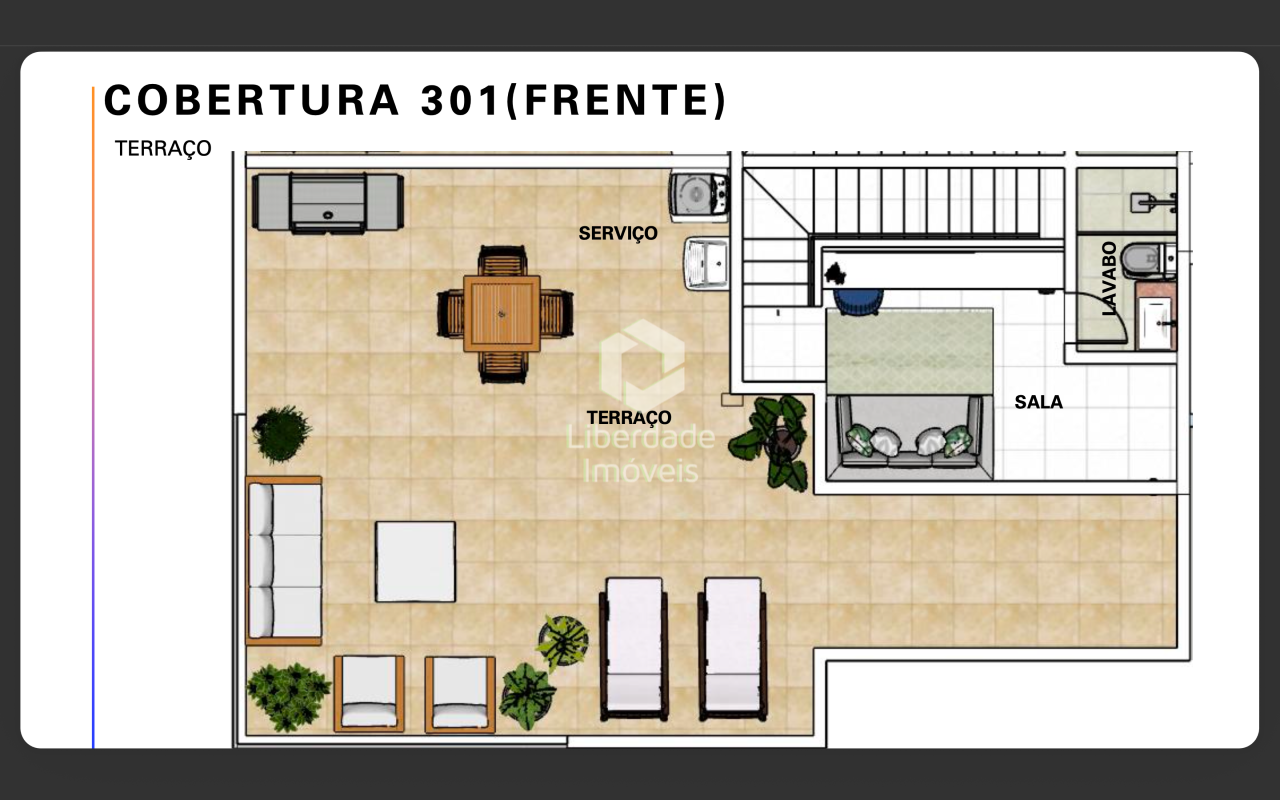 Cobertura à venda, 3 quartos no Caiçara.: 