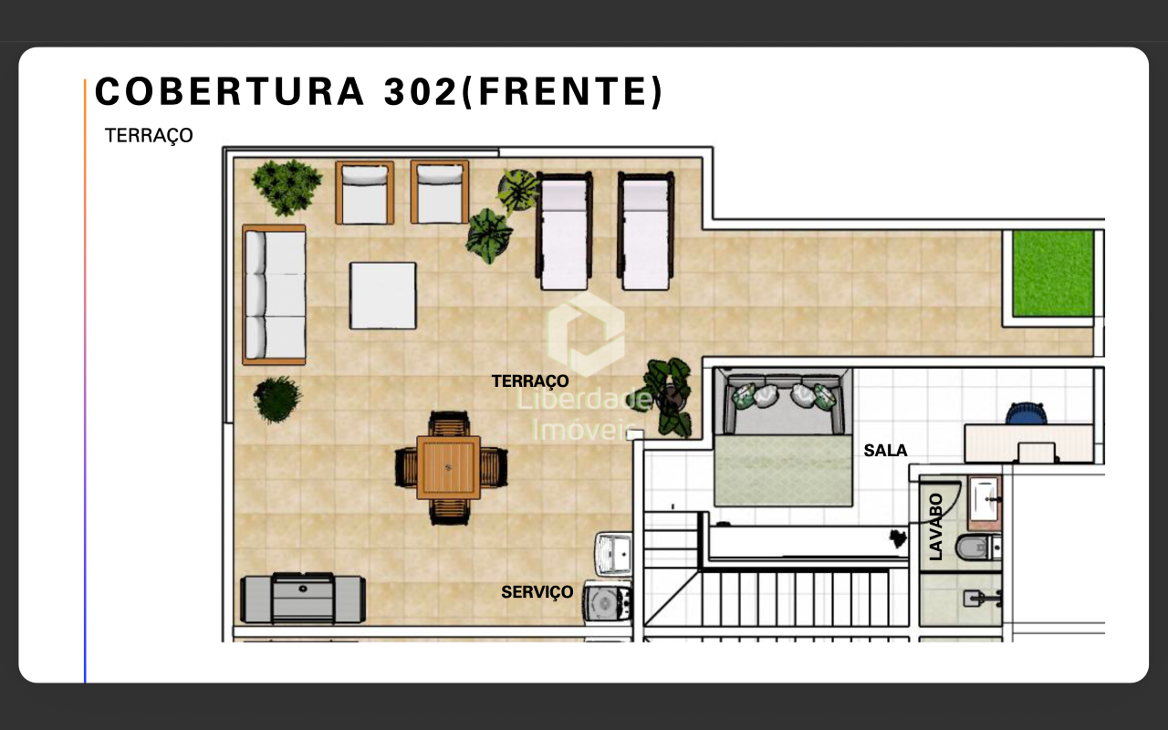 Cobertura à venda, 3 quartos no Caiçara.: 